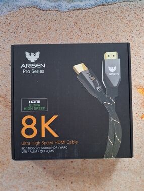 Arisen Pro Series 8K HDMI Ultra High Speed 9.5ft Cable - NWT